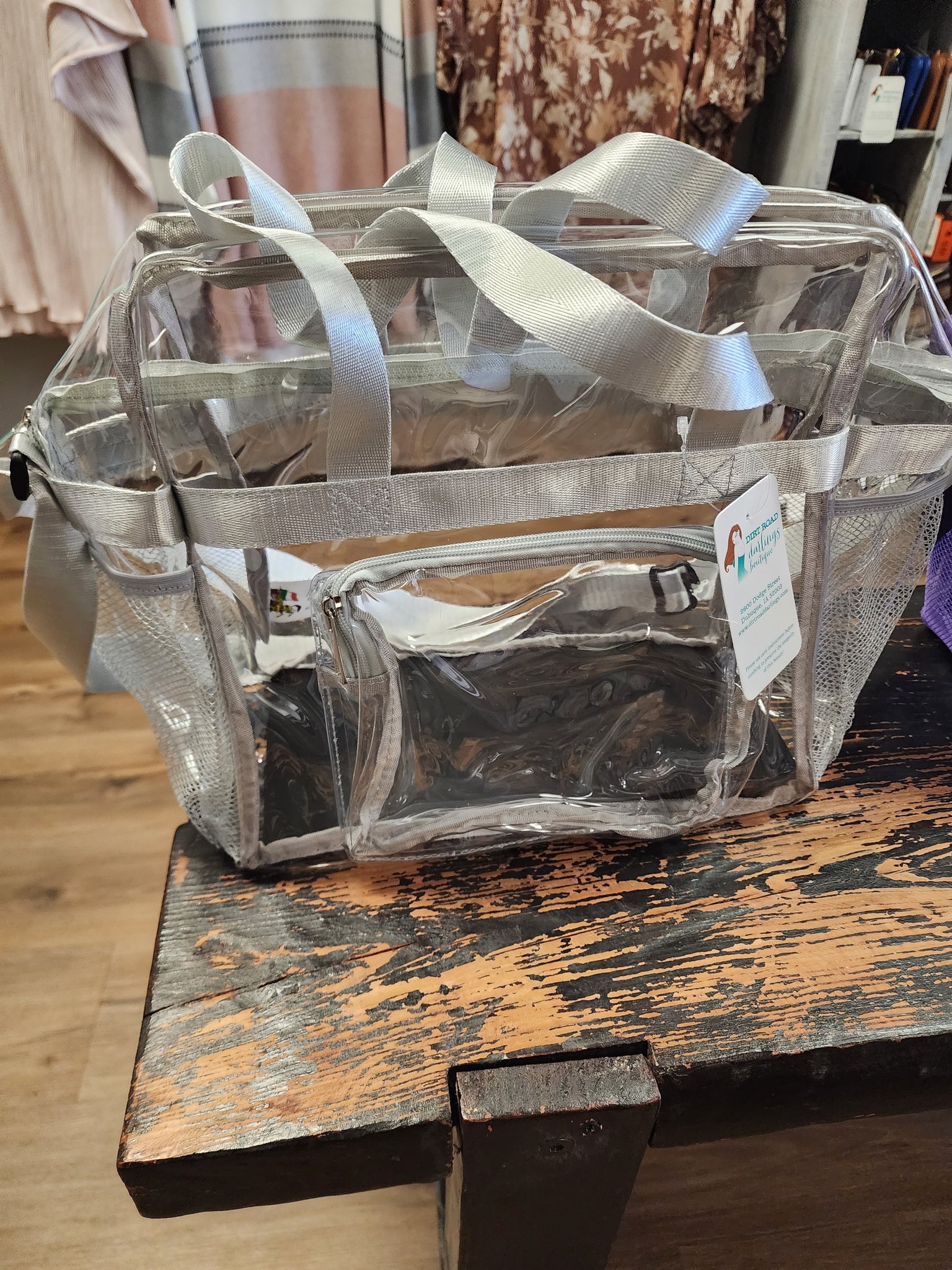 Clear totes