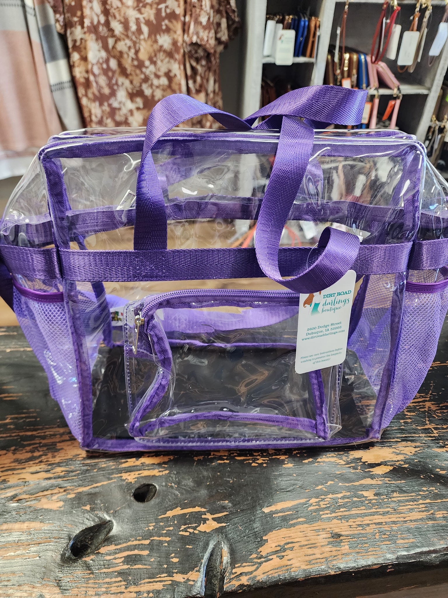 Clear totes
