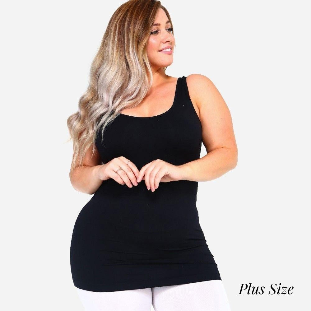 Wide strap cami- plus (large to 2xl)