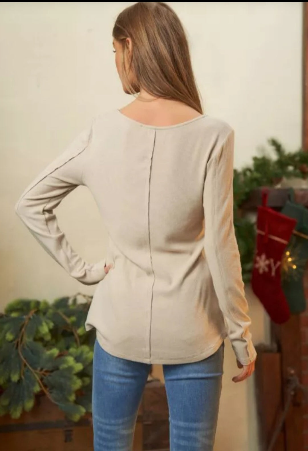 Plus Joey various crochet lace ribbed top